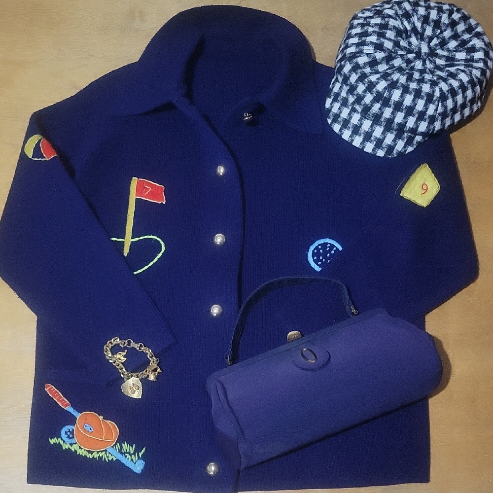 Vintage 70s Golf Sweater LARGE